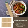 Cuisine Storage 200 PCS Kraft Paper Tobsticks Sac Spoons Sacs d'argente