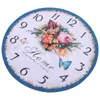 Wall Clocks Clock Hanging Vintage Digital Clockative Household Round Simple Retro Mounted Ornament