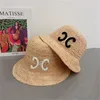 Designer Cappelli a secchio per donne Luxurys Paglie Cappello Fashi