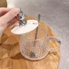 Tasses 450 ml d'ours tasse avec couvercle cuillère en verre tasse de bureau de bureau