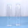 Opslagflessen 10 stks 330 ml lege containers Pet Plastic drank Drinkflessen Jar met deksels (willekeurige kleurdoppen)