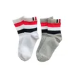 Herrensocken TB Socken mit vier Streifen auf den Middle Tube Herren und Damen Streifen Paare Populäre trendige und personalisierte Baumwollsocken 5t0p