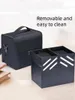 Boîtes de rangement Portable Professional Imperproof Cosmetic Cosmetic Sac Multi-couche Case de vernis à ongles de grande capacité Boîte à outils de voyage multifonctionnel