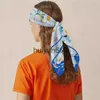 Designer sjaals Silk SCARF Women Cloud Paradise Splicing Printing Square sjaals Hoofd Echarpes Silk Foulards Femme Wraps Beach Shawls Bandana Lady Hijabs 90cm