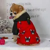 Vêtements de vêtements pour chiens vêtements à quatre pattes imprimées en coton