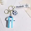 Keychain Woman Designer Keychain Accessori per la tazza di calcio Maglie a stella Figura Keychain per uomini Fans Regalo Small Souvenir C Ronaldo World Cup Cup Coppa Ciondolo
