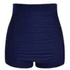 Damen Bikini Bikini Ruched Bottom High Shorts Shorts Größe Taille Women Bottoms Schwimmstrand Swimwears Vintage Verband sexy sexy