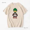 Herren T-Shirts menschliche T-Shirt-Männer Frauen Harajuku Grafik T-Shirt Japanische Streetwear Duck Top T-Shirt Niedliche Kawaii Tees 741