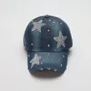 Ballkappen Denim Baseball Cap Women Sommer Herbst Sonnenschirm Mode Star Shining Female Hut lässige Verstellbarer Snapback Gorro