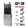 Portable 27 Antennes Signal Jamm Er Shields GPS LOJACK VHF UHF WiFi2.4G WiFi5.8G CDMA DCS GSM2G 3G 4G 5G Mobile Signal Isolateur