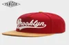 Pangkb -merk Fastball Cap Brooklyn Faux Suede Hip Hop Red Snapback Hat voor mannen Vrouwen Volwassen Outdoor Casual Sun Baseball Cap Bone Y27982469