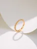Nadaje się do wielofunkcyjnego pierścienia unisex czysty srebrny koralik perłowy złoty pierścionek żeński projekt High End 18k ze wspólnym vanly