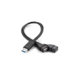 Nouveau câble USB 2.0 A 1 mâle à 2 double USB Female Data Hub Power Adapter Y Splitter USB Charging Cord Corde Extension