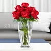 Vases Modern Simple Living Room Flower Arrangement Hydroponic Fire Glass Vase European Large Transparent