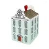 Gift Wrap 10pcs House Style Box Kraft Paper Candy Bag Cookies Party Supplies Wedding Decoration