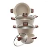 Ustensiles de cuisine Ensemble de luxe léger 4pcs Souple de soupe Cuisine Cuisine maison Cuisine en aluminium Composite Anipted Ustensile