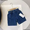 Kleidung Sets Kindergirl Boy Denim Jacke Outwear Outwear Top Jeans Mantel Fashion Classic Overalls Shorts Baby Hosen Jacke 4 Styles Kinder Anzüge CSG2401098-6