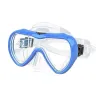 Masques de plongée Masque de plongée professionnelle et de plongée Antifog Goggles Gogle Swimming Easy Breath Tube Équipement