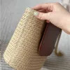 Fashion Woven Fashion Basket Bucket Bag Women's Fashion Designer Basket Summer Beach Woven Straw Bag Bag Luxury Handbag Bag Should Gipp