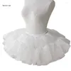 Mulheres do sono feminino B36D Mulheres TULLE TUTUS SAIR CURTA CAILA ELÁSTICA CAIZ 6 CAMADAS SATTICOATA