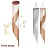 Erstaunliche Gnade Deep Resonant Antique Metall Holz 6 18 Röhren Windchime Kapelle Glocken Windspiel Home Ornament Handicraft Geschenk