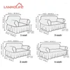 Couvre-chaise Lanmolife High Elastic Bubble Grid Sonfa Cover 1/2/3/4 avec une jupe ourlet All Season Universal Pet Anti Dirt