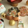 Wrap regalo 2024 Merry Christmas Iron Candy Cookies Boxes Decorations for Home Anno di Natale Ornamenti scatole