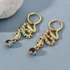 Dangle Earrings Simple Light Luxury Colorful Snake For Women Korean Fashion Ladies Jewelry Direct Sales Wholesale