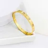Nobele en elegante armband Populaire geschenkkeuze 18k Rose Gold Bracelet Dames Fashion All-Star sieraden met gewone kar en C Family Bracelet
