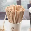 Kaffescoops träpinne för hantverk matislollies och modell gör kaka dowel diy hållbar byggnad träbearbetningsverktyg