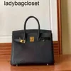 H hbirkins grãos genuínos Highend Womens couro portátil bolsa de portátil top