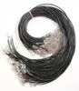 45 cm 60cm noir 15 mm 20 mm corde de corde Corde à homard chaînes pour collier Lonyard Bijoux Pendants Cordons de pendentifs Faire ACC85449909094206