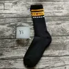 Men's Socks Yamamoto Yuki Ys Mens and Womens Mid Length Sports Cotton Socks Letter Stripe Couple Comfortable Casual Socks 8d77