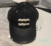 Tasarımcı Top Cap Çiftinin Aynı Tatil Deliği Metal Mektup Nakış Casquette