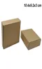 Brown 30pcslot 104x92x3 CM Kraft Paper Cajas de bodas para ornamentos Joyas envolvente Cardboard de jabón hecho a mano PAC3475260