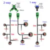 DIY DRIP irrigatiesysteem Automatisch Watering Irrigation System Kit Watering Timer Garden Slang Verstelbare DRIPper 240430