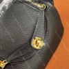 Новая ручная сумка для брендов дизайнер на плечах с импортированной оригинальной заводской кожаной французской восковой нитью сшит 24SS Gold Bumbag