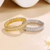 Convient pour une bague unisexe perle femme 925 argent 18k d'or avec un van commun