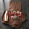Portable Bar Tool Bag Professional Bartender Travel Bag Cocktail Shaker Set with Cocktail Shaker Set 240510