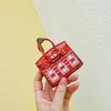 Designer Keychains woman Accessories Mini Cute Creative small house H bag Package car key rings hanging decoration headphones bag mouth red envelope her01