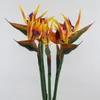 Fleurs décoratives artificielles fleur oiseau de paradis fausse plante strelitzia reginae décoration intérieure décoration de mariage décoration florale