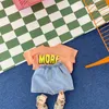 Shorts New baby summer denim shorts loose childrens casual shorts cute toddler girl shorts jeans boy jeans d240510