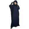 Vêtements ethniques Eid Hooded Abaya Femmes Musulman Prayer Garment One Piece Robe Ramadan Islamic Arabe Robe Dubai Turquie Kaftan Robe