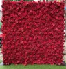 Dekorative Blumen Kränze 3D -Paneele und Roil Artificial Wall Hochzeit Dekoration gefälschte rote Rose Peony Orchideen Kulissenläufer HO4496915