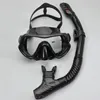 Profesjonalna maska ​​nurkowania i gogle nurkowania nurkowania i pływania proste oddychanie maska ​​z rurką 240506