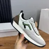 Echt lederen suède patchwork Casual Mens luxe sneakers vazen niet-slip wandelen comfortabele tennislooptrainingen joggingschoenen