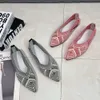 Toe pointu à bout plat Slipt sur le ballet respirant décontracté appartements de femmes modes de réconfort pour femmes chaussures