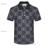 Guuchi Mens T-shirt 2023 Italie Shirt Polot G-Shirt Men de mode Polo Gu T-shirts Collits courts T-shirts Coton Coton High Quality Tops Collars 510