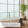 Pencere Çıkartmaları Dekoratif Statik Tutuk Buzlu Cam Film Yapısal Gizlilik Çıkartması Ev Banyo Çıkarılabilir Yeniden Kullanılabilir