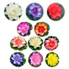 Dekorativa blommor 8 PCS Artificial Lotus Lily Plants Water Pool Floating Lotuses Plastic Pond Simulation